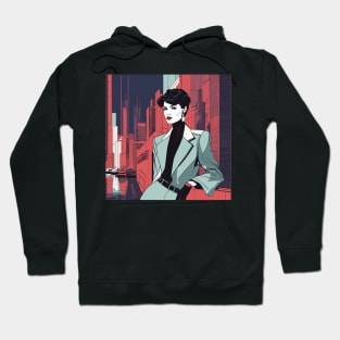 Urban Empower Art Deco 80s Patrick Nagel T-Shirt Hoodie